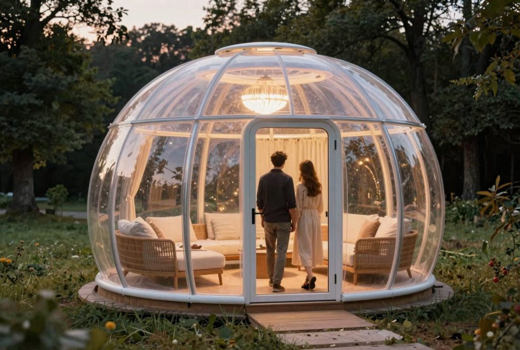 Dormir dans une bulle transparente : ce qu'il faut savoir avant de réserver