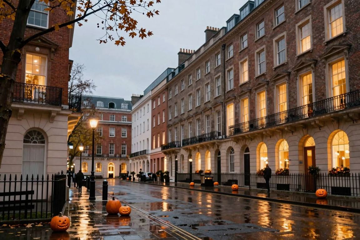 Halloween Irlande à Dublin, entre architecture géorgienne et ambiance automnale