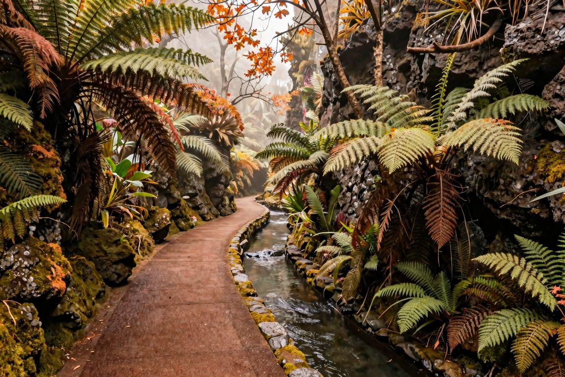 Randonnée sur la Levada das 25 Fontes à Madère en automne