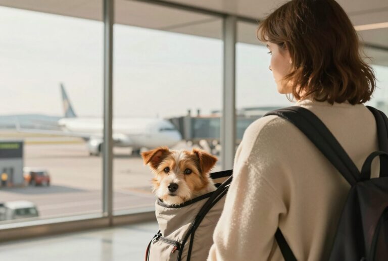 Voyager avec un chien en avion : règles, coûts et compagnies qui l'acceptent
